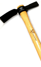Load image into Gallery viewer, Staplefords Reinforced Steel Pick Axe Grubbing Cutter Mattock with Shock Absorbing Hardwood Handle - 900mm length