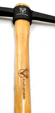Load image into Gallery viewer, Staplefords Reinforced Steel Pick Axe with Shock Absorbing Hardwood Handle - 900mm length
