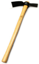 Load image into Gallery viewer, Staplefords Reinforced Steel Pick Axe Grubbing Cutter Mattock with Shock Absorbing Hardwood Handle - 900mm length
