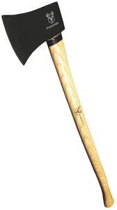 Staplefords Axe - Reinforced Forged Steel Splitting Blade Head With Hardwood Wooden Handle